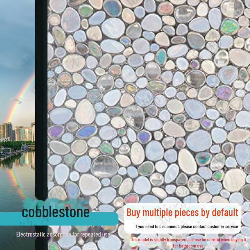 Nordic Privacy Frosted Window Film: Light-Transmitting & Anti-Peeping for Household and Bathroom Glass