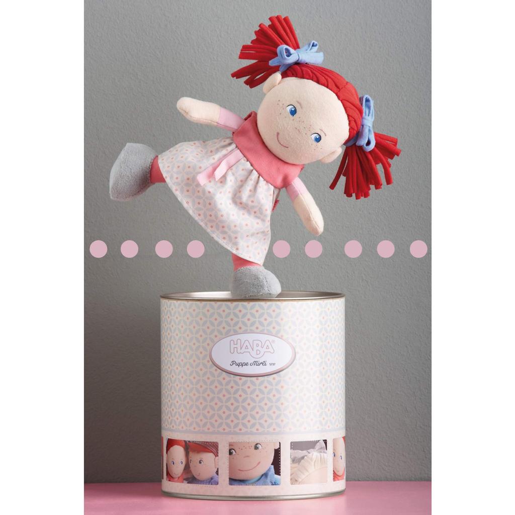 Miri doll in a tin 1 and Red-haired (HA5737) [HABA] [Ages up] [Used]