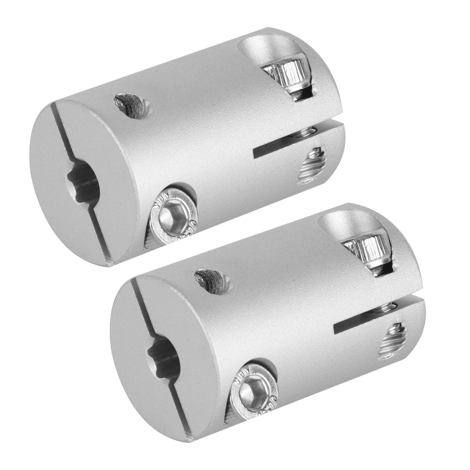 

2 шт. Муфта вала Алюминиевый сплав 6 мм D-образное отверстие к 5 мм шестигранному отверстию Гибкая муфта вала для соединения