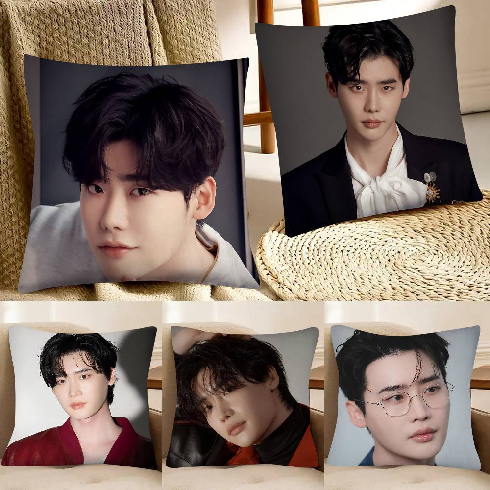 Schauspieler Lee Jong Suk Kissenbezug Mode Quadratischer Kissenbezug Schlafzimmer Sofa Raum Ins Dekoration Freizeit