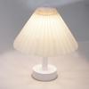 Pleated Table Lamp with Soft Light Adjustable for Bedrooms Living Room and Office Desk Lampshade