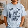 Reel Cool Grandpa Shirt, Bass Fishing Grandpa Gift, Vintage Fisherman Comfort Colors® Tee, Funny Fishing T-Shirt for Grandpa