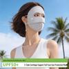 Women's UV Protection Face Mask - Breathable Facekini for Cycling, Ice Silk Sunshade, Full Face Coverage