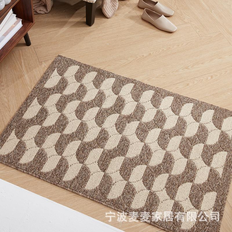 

Коврик для пола у входной двери большого размера из высококачественного полипропилена с двойной оплеткой, нескользящий, легкий, роскошный, не коврик для ног Carmen 50*80cm