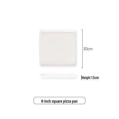 Ruhan Nordic Style Ceramic Square Flat Plate