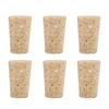 2Types 10PCS Natural Cork Tapered Corks Wooden Wine Beer Bottle Stopper