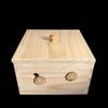 Ancient Wooden Moxibustion Box for Belly and Waist Therapy