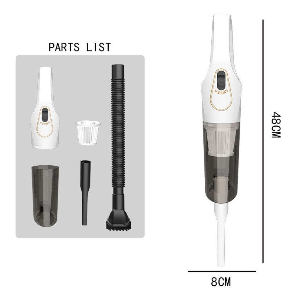 Wireless Car Vacuum Cleaner Household High Suction Handheld Silent High Power Vacuum Cleaner