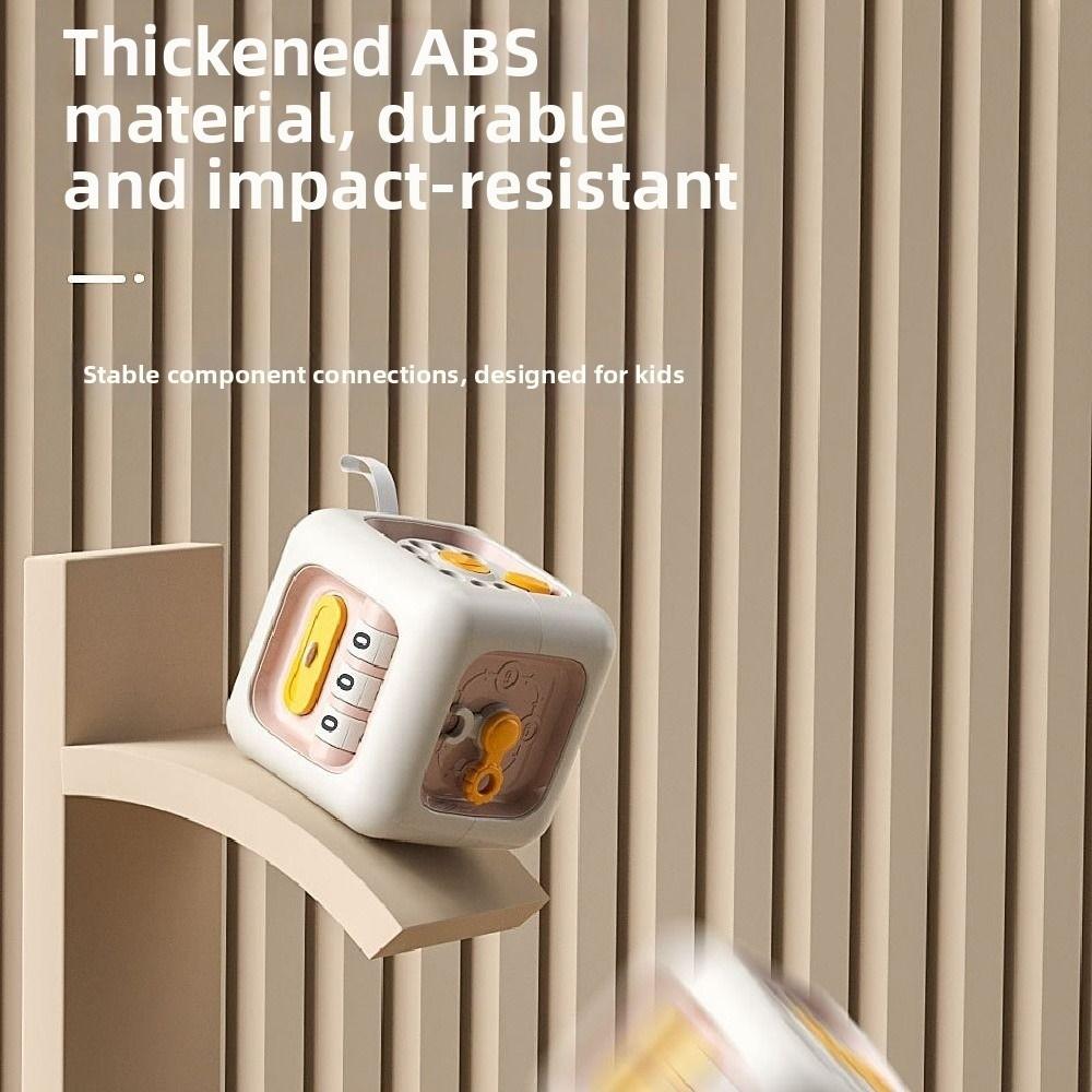 Creative Sensory Busy Board 6 IN 1 Multipurpose Busy Cube Montessori Educational Toys  Infant Toy