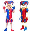 Costum Cosplay Circ Digital XIUXIUAI, Costum Cloun Pomni, Costum de Halloween pentru Copii, Circ Digital Anime, Costum Drăguț Cloun Pomni, Copii