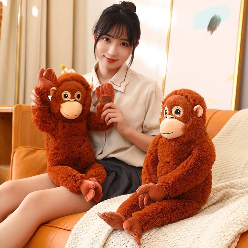 Doll Gibbon Gorilla Plush Toy Soothing Cartoon Animals Fill Embrace Gift Doll