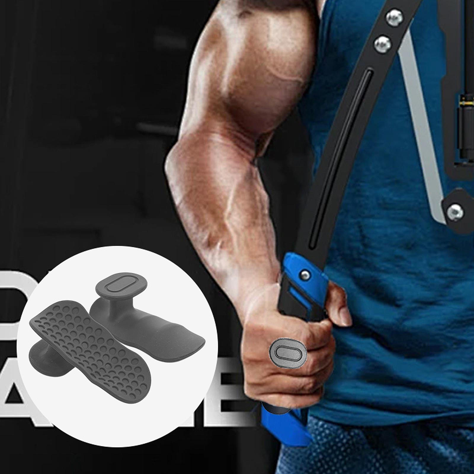 

Перчатки без пальцев для силовых тренировок и гимнастики темно-серого