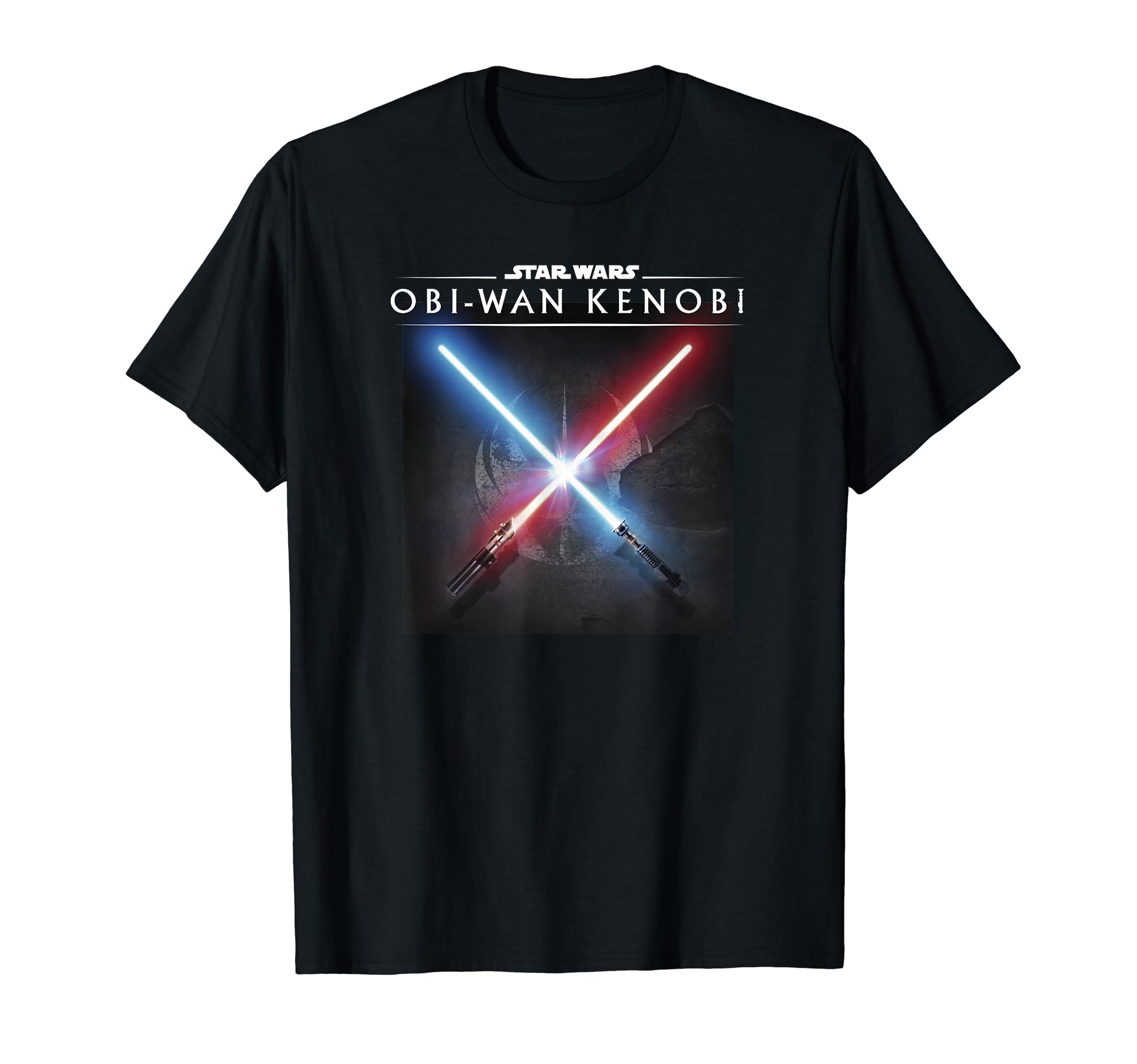 Star Wars Obi-Wan Kenobi Crossed Lightsabers Poster T-Shirt 4560₽