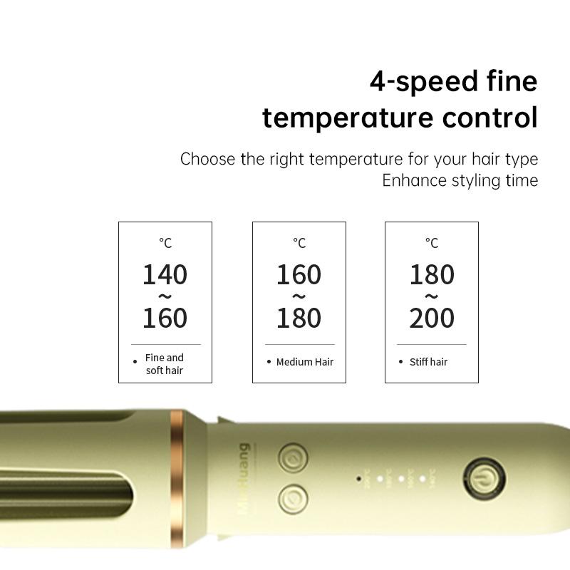 Automatic Hair Curler 32mm Negative Ions Electric Ceramic Curling Hair Stick Rotating Curl Waves Anti-Tangle Curling Iron Styler