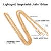 Umhängetasche Flache Kette Schultergurt Metallzubehör DIY Diagonaler Span Taschenriemen Kette Abnehmbar