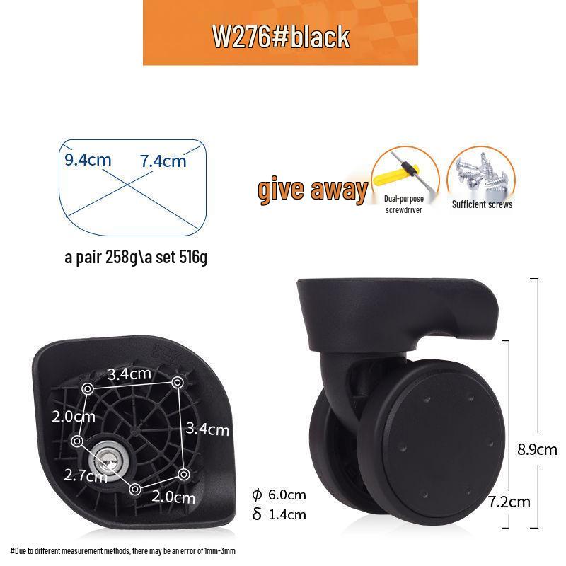 Universal Silent Roller Wheels for Suitcase Repair