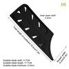 3-8 Inch Kitchen Knife Sheath Black Plastic Knife Covers Knife Blade Protector Cover Edge Guards Case Kitchen Accessory