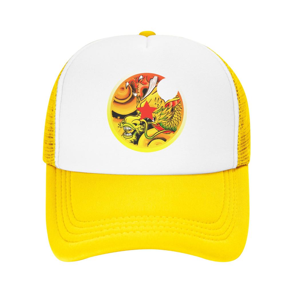 Dragon Ball Z Mesh Baseball Caps Adult Outdoor Trucker Hat Dad Hat Adjustable Snapback Caps Racing Cap Washable Trucker Hat