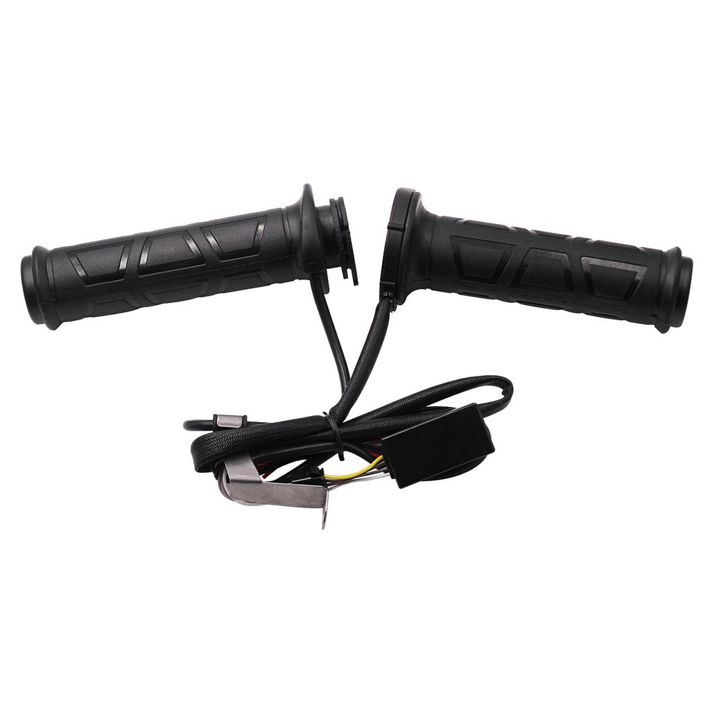 70°C Universal Motorcycle Heated Grips 22mm - Adjustable Temperature Control with Sealed Design
