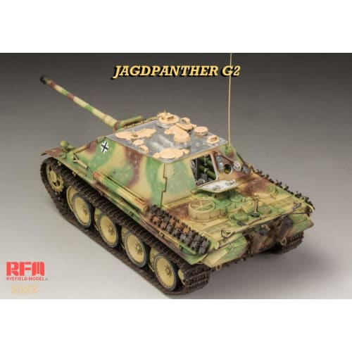Ryefield Models 1/35 Scale German Heavy Tank Destroyer Sd.Kfz.173 Jagdpanther G2 Plastic Model Kit RFM5022
