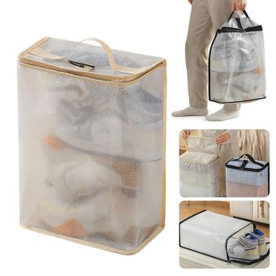 PVC Travel Shoe Bags Breathable Storage Bags Durable Makeup Laundry Bag