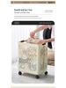 Foldable Laundry Hamper: Clothes Storage Basket for Bathroom or Toilet