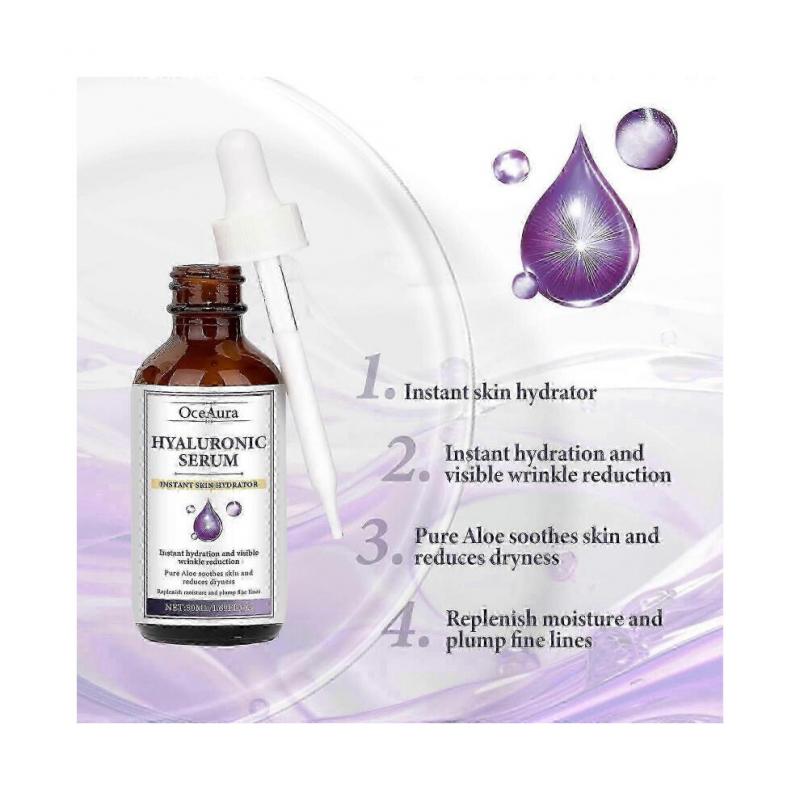 (3PCS)Hyaluronic Acid Facial Serum - Hydrating, Firming, & Plumping Face Serum for Anti-Aging