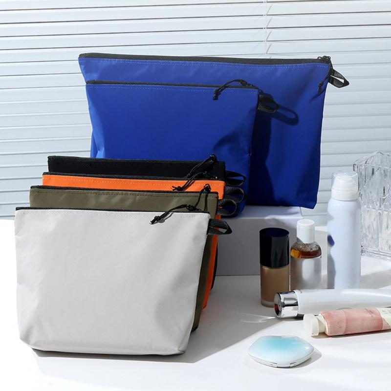 Portable Outdoor Storage Pouch Tear Resistant Wide Opening Waterproof Travel Organizer Bag Large Capacity Cosmetic Bag