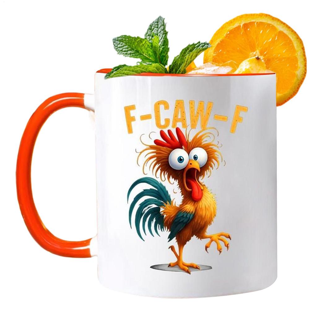 350ml Novelty Ceramic Funny Coffee Mug Rooster Fun Drinking Mugs Tea Cup Christmas Gift Tea Water Bottle Milk Beer Cup Mugs