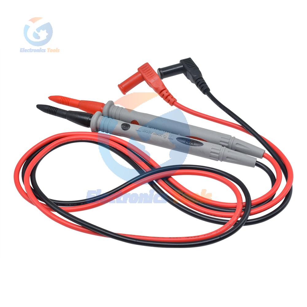 Digital Multimeter 1000V 20A 10A Probe Test Leads Pin Needle Super Tip Multi Meter Tester Lead Probe Wire Pen Cable