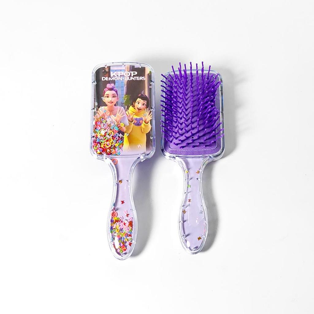 K-POP Demon Hunter Girl Group Long Handle Cartoon Square Air Cushion Comb