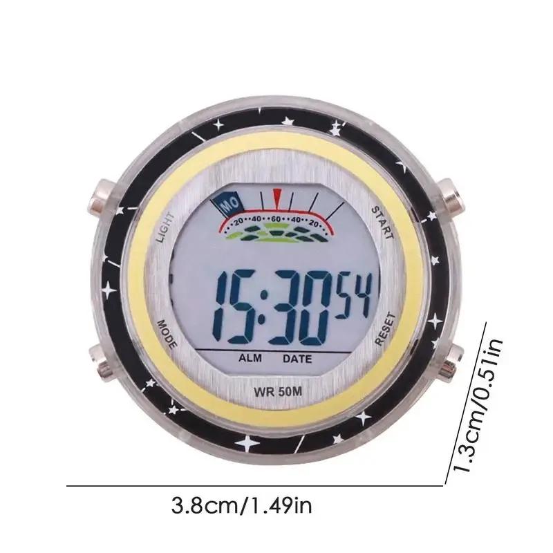 Motorcycle Bike Clock Universal Waterproof Bike Handlebar Clock Mount Watch Stainless Steel Luminous Clock Motorcycle Accessorie