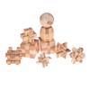 Iq Brain Teaser Kong Ming Lock Wooden Interlocking Burr 3D Puzzles Game Toy Gift