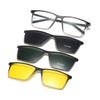 3-in-1 Magnetic Suction Sunglasses for Men Driving Night Vision Versatile Glasses Set