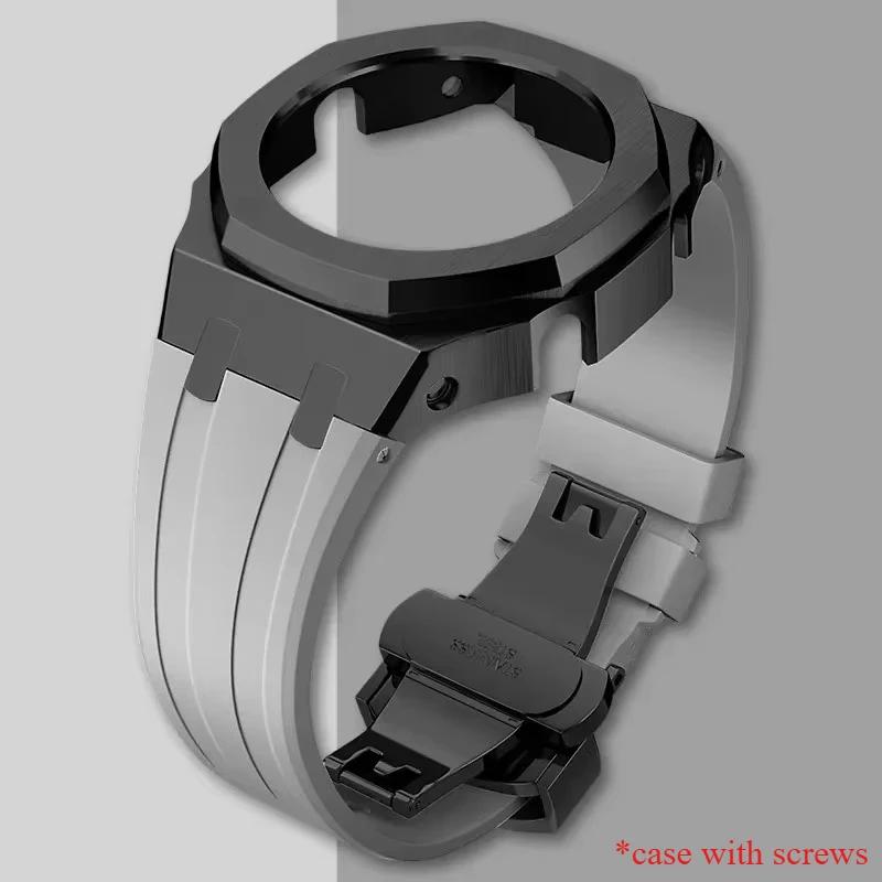 Gen4 Metal Case Bezel Frame GA2100 GAB2100 Casioak Mod Kit Modification Frame For GA2110 Metal Rubber Strap Accessory Wholesale