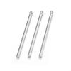 Tarnish Resistant 201 Stainless Steel Pendants, Bar, Stainless Steel Color, 32x2.5x2mm, Hole: 1.5mm