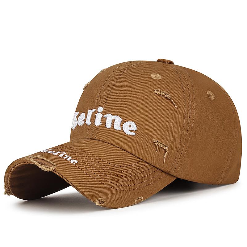 

ZHENYUEQI Distressed Letter Embroidery Baseball Cap Adjustable