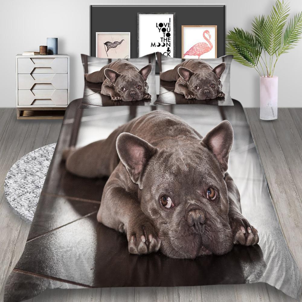 3D Digital Printed Animal Series Bedding Set, Bedroom Duvet Cover, Pillowcase, Single/double Bed AU King Full Size Bedding, Home Decoration