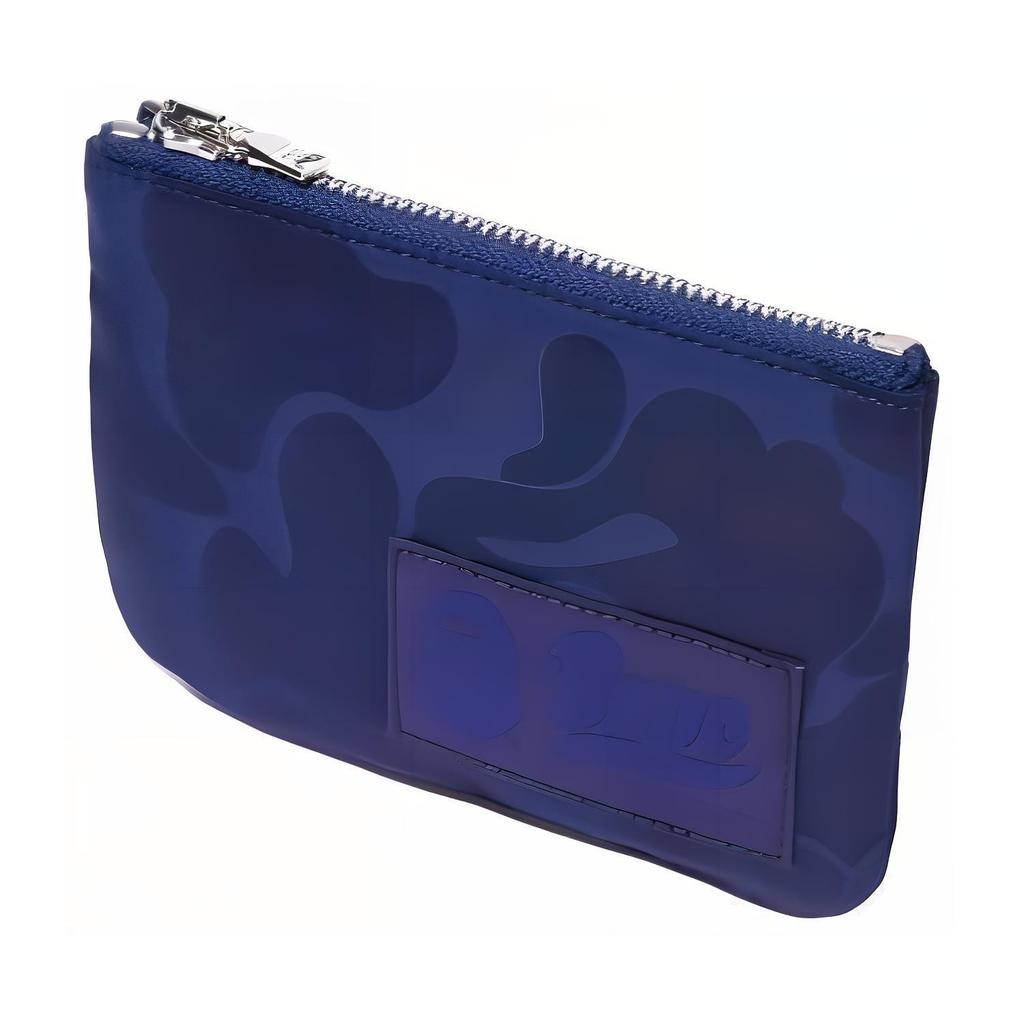 A BATHING APE Bape Nylon Wallet Regular Men's Blue/Black/White 1J70190001