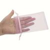 100Pcs Pink Organza drawstring gift bag, suitable for weddings, jewelry and gift bags