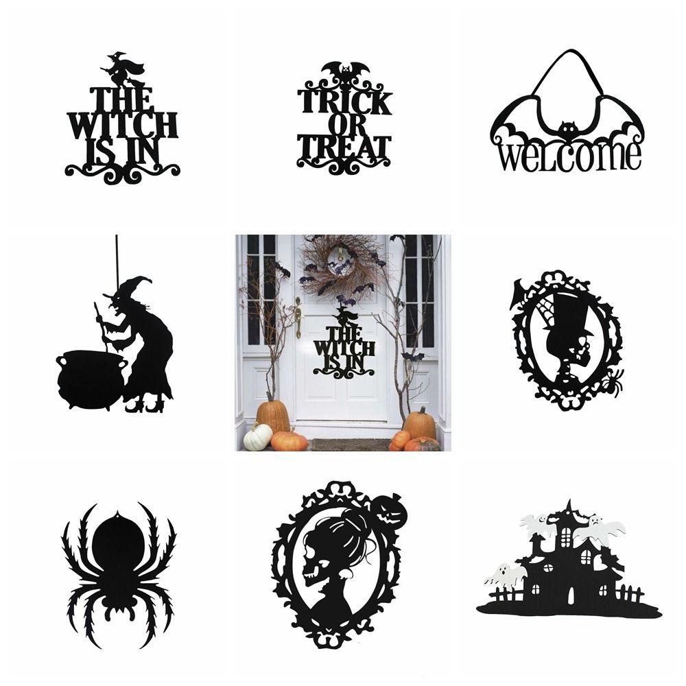 

Ghost Halloween Hanging Ornament Black Ghost Hanging Ornament Multipurpose Indoor 4