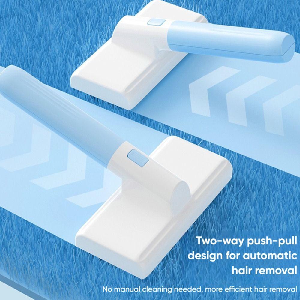 Removable Handle Pet Hair Remover Multifunctional Pet Comb Dust Sticky Cleane Cling Fur Zapper Portable Hairball Remover Brush
