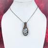 Pinolith jasper pendant copper wire wrapped pendant handmade copper jewelry very pretty gemstone pendant wire wrap jewelry anniversary gifts