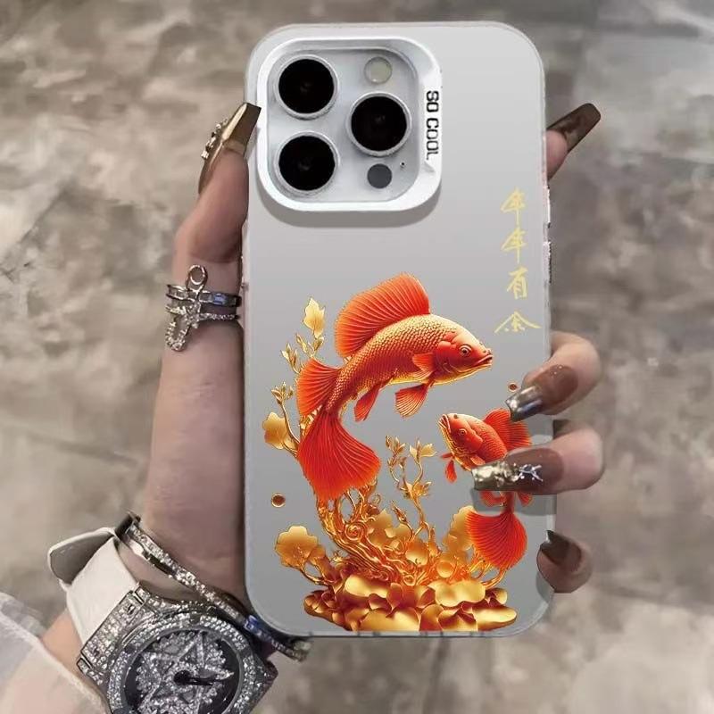 More than every year, apply Apple 15Promax New Year's phone case iPhone16Pro new 14Pro fortune 17