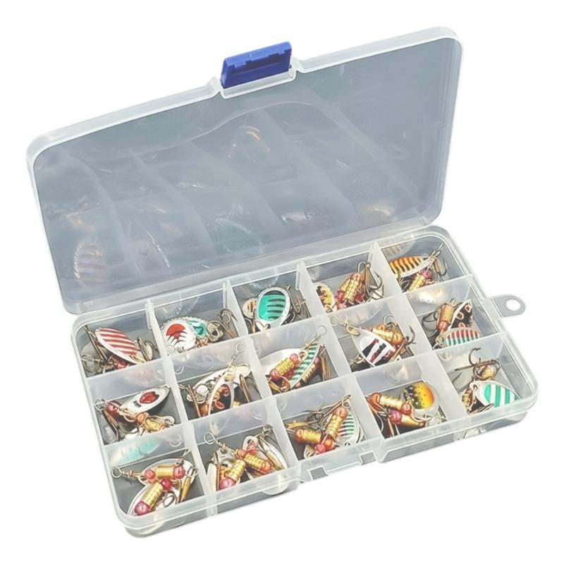 

Spinner Lures for Fishing Heavy Type Metal Long Ranges Casting Lures Multicolor Variety for Various Water Types 1