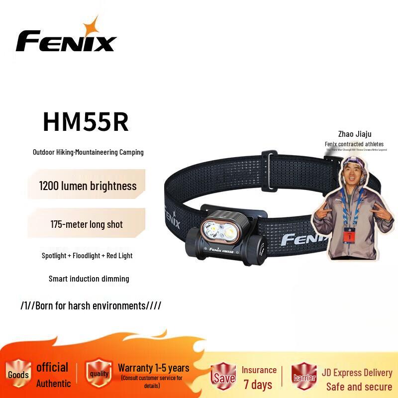 Fenix HM55R Ultra-light Trail Running Headlamp