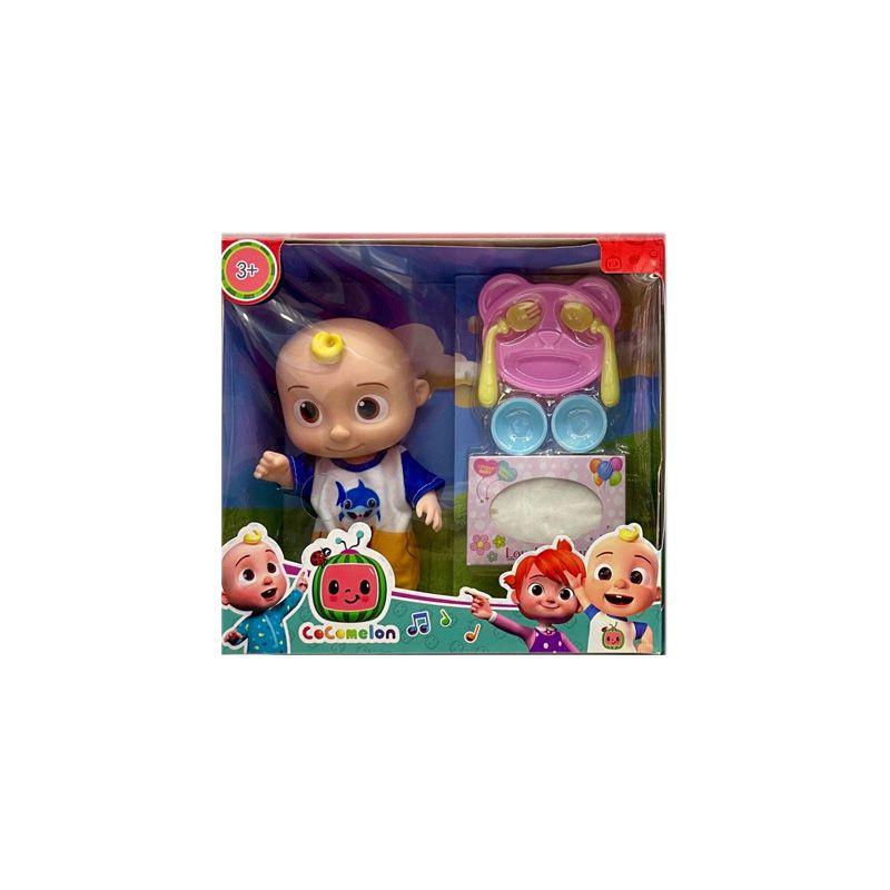 

Полная Музыка С Телом Кукла Малыш Джей-Джей Арбуз Школьный Автобус Супер Малыш Tableware-Blue,20cm/8in