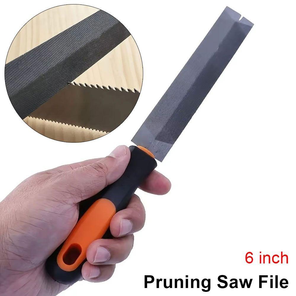 1Pcs Rhombic Pruning Saw File Triangle Woodworking Hand Tool New Wood Rasp for Sharpening Saw