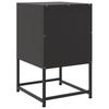 Vidaxl Szafki Nocne, 2 Szt., Czarne, 36X39X60,5 Cm, Stal
