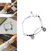 Fashionable Geometric Alloy Bracelet Unisex Trendy Jewelry Piece